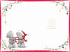 Bears Embracing By Stack Of Gifts Special Couple Christmas Card