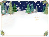 Bear Pulling Gifts On A Sledge To Both Of You Photo Finish Christmas Card