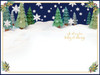 Bear With Paper Heart Gorgeous Wife 3D Christmas Keepsake Card