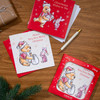 Disney Winnie the Pooh Pack of 10 in 2 Designs Christmas Cards