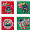 Disney Lilo & Stitch Pack of 20 in 4 Fun Designs Christmas Cards