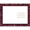 Hanging Paper Stars Aunt Christmas Card