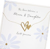 Necklace Heart Design Mum Birthday Card From Daughter