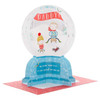 Hallmark Medium 3D Daddy Christmas Card 'Snow Globe'