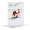 Mum Hallmark Medium Fun Snowman Christmas Card 'Priceless'