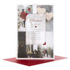 Husband Hallmark Photographic Christmas New Medium Card 'My World Complete'