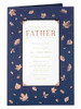 Wonderful Father Gold Leaves Sentiment Father's Day Card Dad