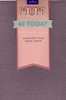 Mum 40th Birthday Card with Glitter Finish