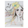 21st Birthday For Her Contemporary Age 21 Handmade Hallmark New Card Medium