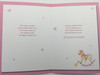 A Little New Born Baby Girl Congratulation Card