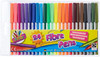 Pack of 24 Fine Tip Fibre Colouring Pens