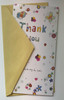 Sweet Butterflies Bird & Flowers Thank You New Uk Greeting Card