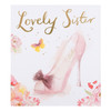 Lovely Sister Contemporary Birthday Card 