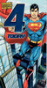 Awesome Superman 4th Birthday Card