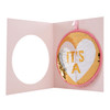 Hallmark Reversible Sequin Card 'It's A Girl' Medium