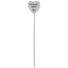 Graveside Plaque Thoughts Of You Resin Heart on Stick - Nan