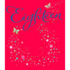 Age 18TH Eighteen Happy Birthday 18 today Glitter Greeting Card