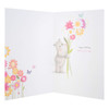 For Lovely Sister Gus Teddy With Flower Bouquet Design Birthday Card