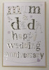 Forget Me Not Mum & Dad Anniversary Card