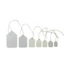 Box of 1000 White Merchandise Tags 32mm x 22mm