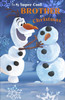 Cool Brother Olaf And Snowman Christmas Card