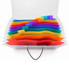 A4 13 Part Rainbow Coloured Tabs Expanding File with Elastic Closure