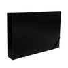 A4 Clearview Black Box File with Elastic Closure