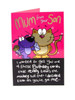 From Your Son Humour Mother Birthday Card