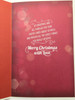 For Stepmum Beautiful Red Flower Design Christmas Card