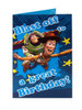 Disney toy story woody buzz lightyear blast off to a great birthday ! birthday card