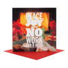 Hallmark Funny Christmas Card 'No Work' Small Square