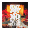 Hallmark Funny Christmas Card 'No Work' Small Square