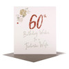 Hallmark Wife 60th Birthday Card 'Fantastic' Medium