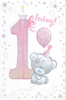 1 Today Girl's First Birthday Card