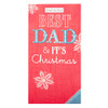 Hallmark Christmas Card To Dad 'You're the Best' Medium Slim