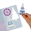 Hallmark Mummy Frozen Medium Christmas Card 'Colour In Decorations'