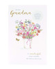 Grandma Birthday Card with Nice Verse Personalised Age: Choose from 40th, 50th, 60th, 70th, 80th, 90th