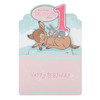 Hallmark Disney Baby 1st Birthday Stand Up Card 'For Daughter' Age 1 Medium