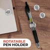 Self Adhesive Single Metal Pen Holder - Pencil Clip Grip Storage