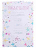 Colourful Stars Congratulations Success Greeting Card