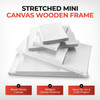 Pack of 10 Stretched Mini Canvas Wooden Frames 280gsm 13x18cm by Janrax