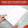 Pack of 100 A4 Clear Exercise Book Covers by Janrax