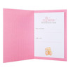 Forever Friends 1st Birthday Card with Pink Ribbon