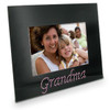 Impressions Photo Frame Black/Crystal "Grandma" 4"x6"