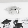 Shiny Silverplated Graduation Photo Frame with Mount