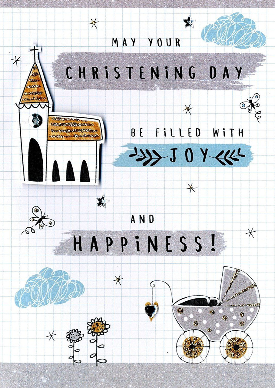 Christening Congratulations Greeting Second Nature Just To Say Cards - Occasion Cards