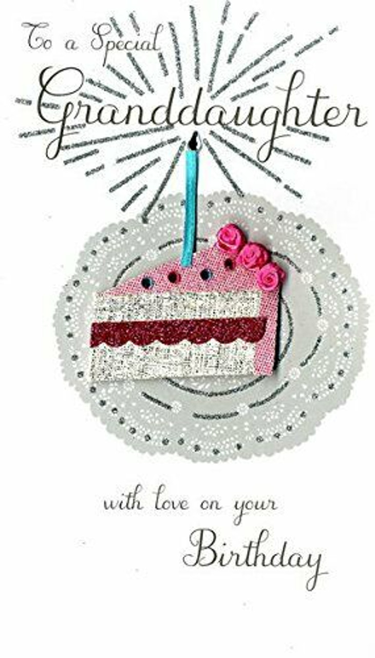 Granddaughter - Pink Tiered Cake Birthday Card – Ann's Hallmark and Creative