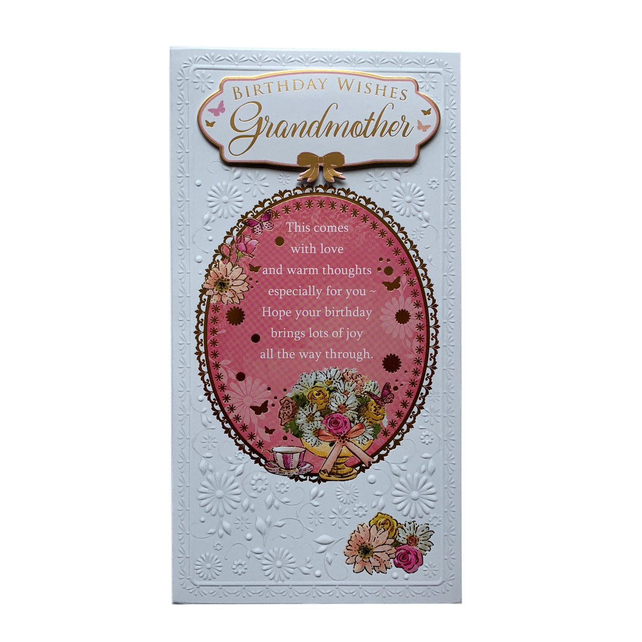 Birthday Wishes Grandmother Soft Whispers Card - Occasion Cards