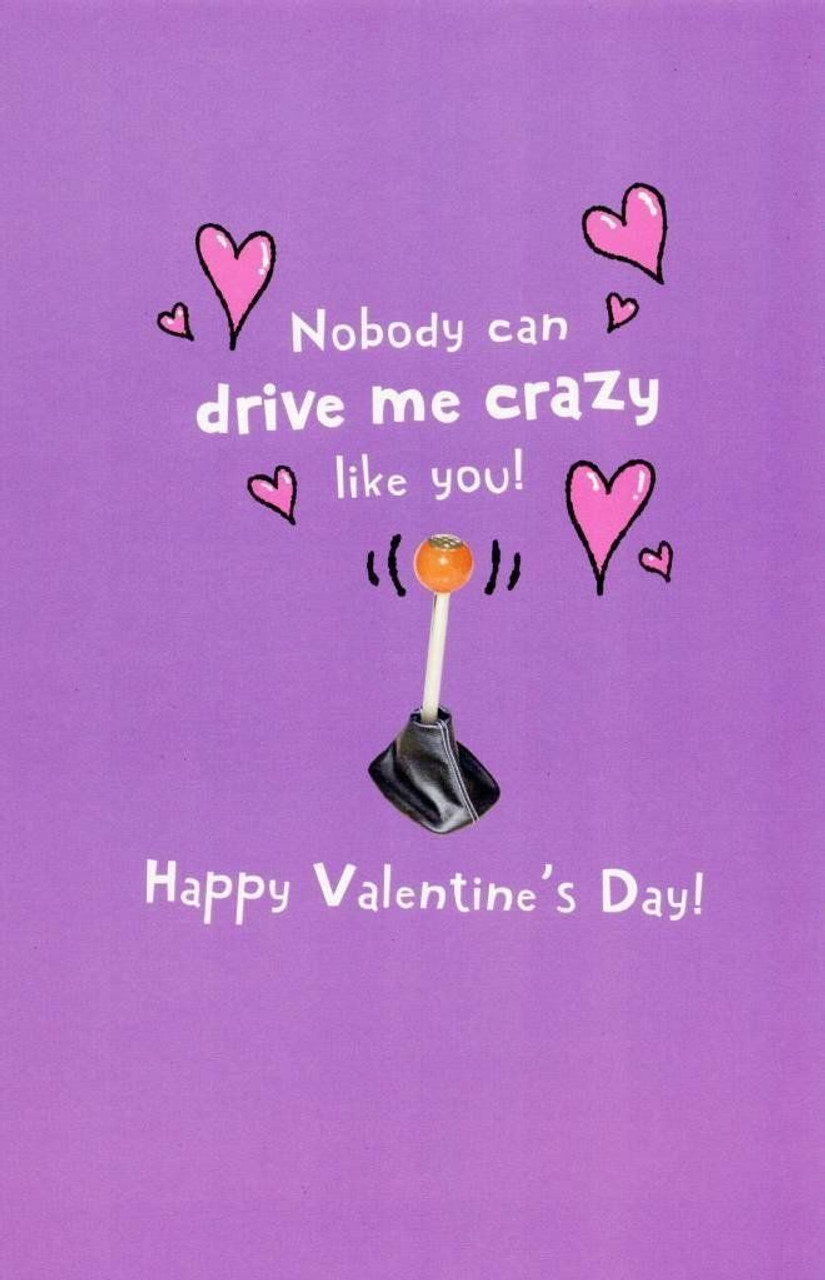 One I Love Go Steady On Gearstick Naughty Valentine S Day Card Funny Cards {dc} Occasion Cards