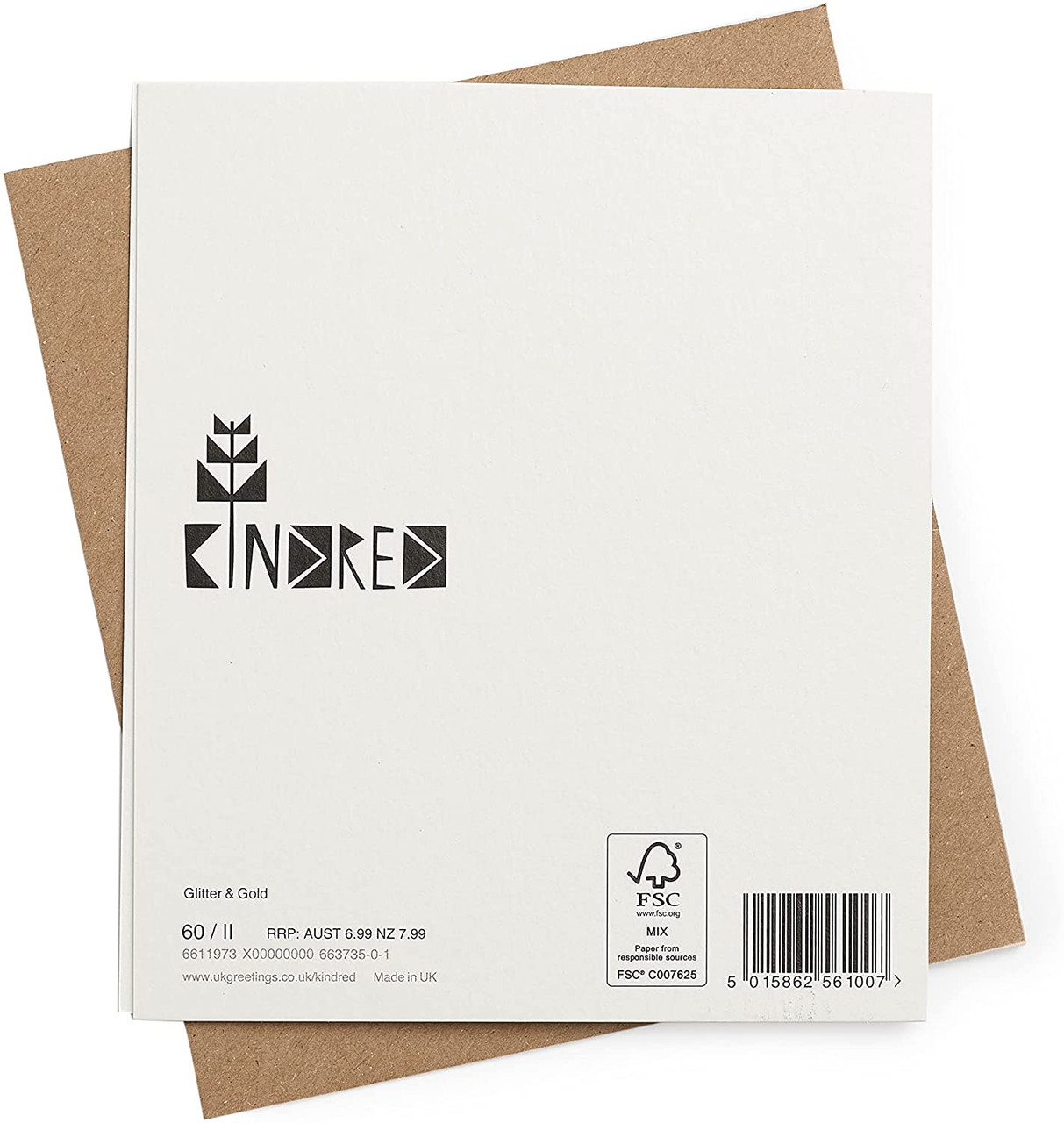 UK Greetings Weihnachtskarten-Set – 8 Karten Mit 2 Designs Inkl. Umschläge, FSC-zertifiziert